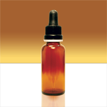 Empty 1 oz. dropper bottle