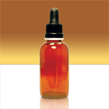 Empty 2 oz. dropper bottle