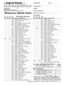 wholesale order form
